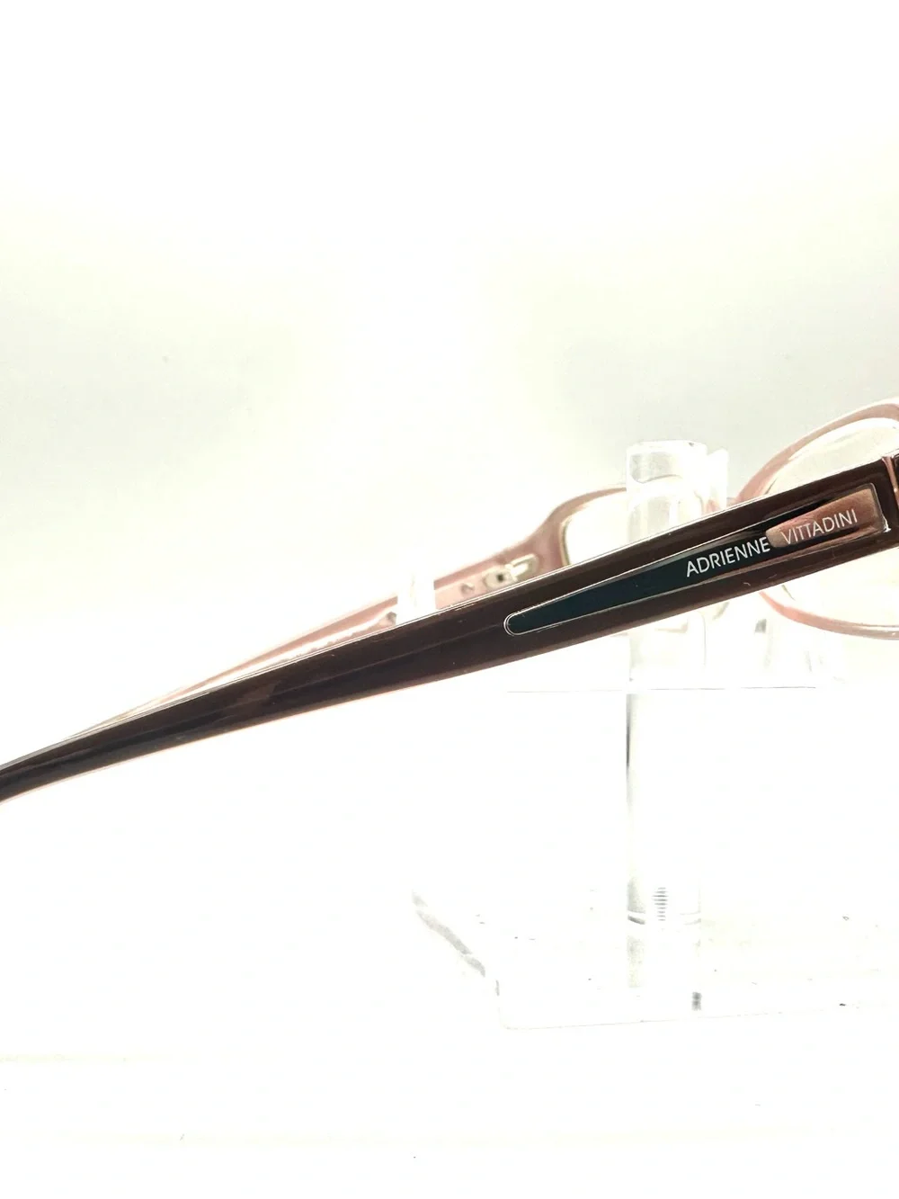 Adrienne Vittadini AV7021 Womens Eyeglasses Pink Rectangular Frames 51-15-140